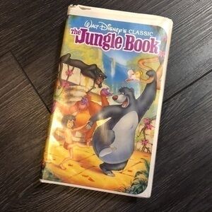 Vintage 1991 Disney Jungle Book VHS Tape, Black Diamond Edition, Rare Movie